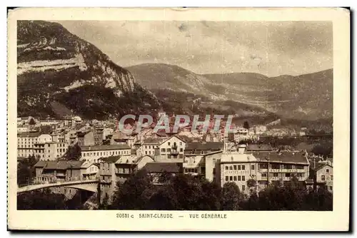 Cartes postales Saint Claude Vue generale