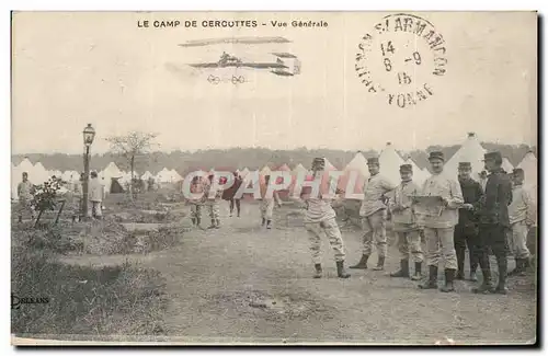 Cartes postales Le camp de Cercottes Vue generale Militaria Avion
