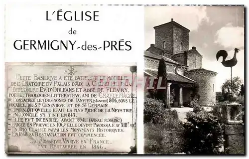 Germigny des Pres - L&#39Eglise - Souvenir - Cartes postales