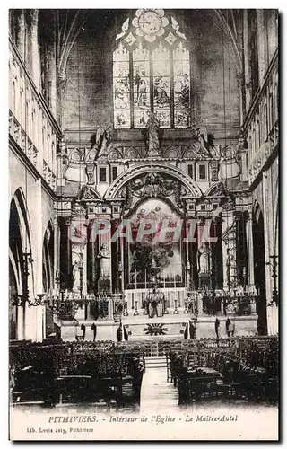 Pithiviers - Interieur de l&#39Eglise - Le Maitre Autel - Ansichtskarte AK