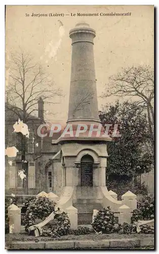 Jarjeau - Le Monument Commemoratif - Cartes postales