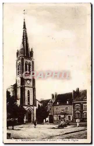 Nogent sur Vernisson - Place de l&#39Eglise - Cartes postales