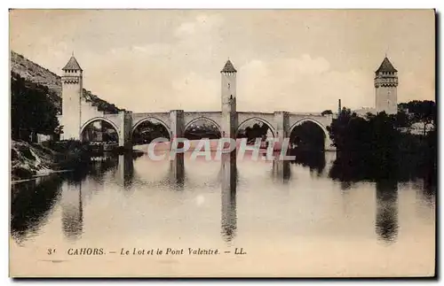 Cahors - Le Lot et le Pont - Cartes postales
