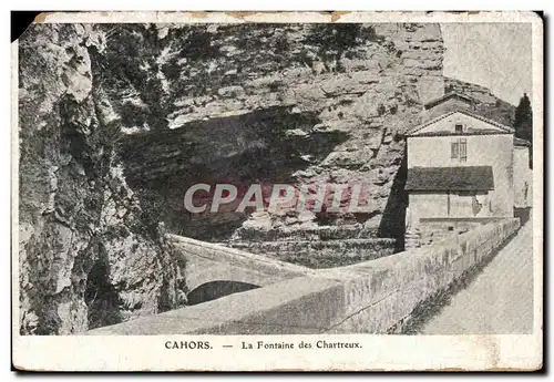 Cahors - La Fontaine des Chartreux - Ansichtskarte AK