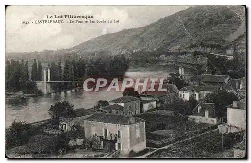 Castelfranc - Le Pont et les bords du Lot - Cartes postales