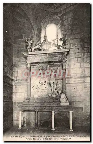 Assier - Interieur de l&#39Eglise Tombeau de Galiot de Genouilla Grand maitre de l&#39artillerie sou