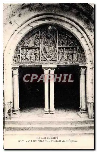 Carennac - Portail de l'Eglise - Cartes postales