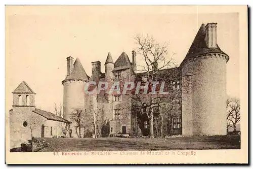 Environs de St Cere - Chateau de Montal et la Chapelle - Cartes postales