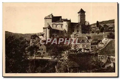 Cajarc - Chateau feodal - Ansichtskarte AK