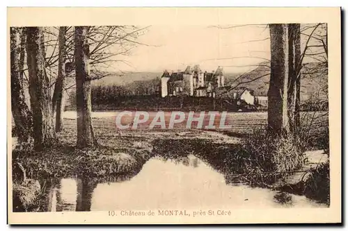 Saint Cere - Chateau de Montal - Ansichtskarte AK