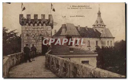 Rocamadour - Le Rempart et le Chateau - Ansichtskarte AK