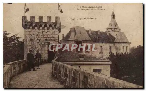 Rocamadour - Le Rempart et le Chateau - Cartes postales