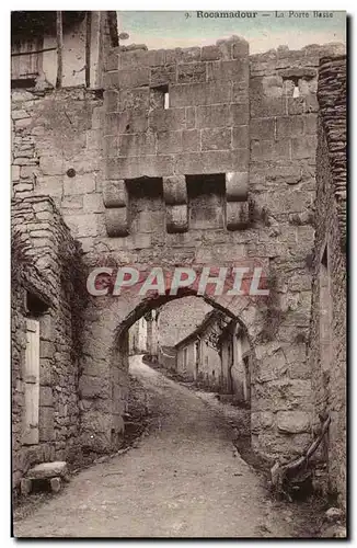 Rocamadour - La Porte basse - Ansichtskarte AK