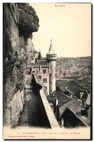 Rocamadour - Vue Prise de la Maison - Cartes postales