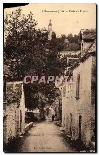 Rocamadour - Porte du Figuier - Ansichtskarte AK