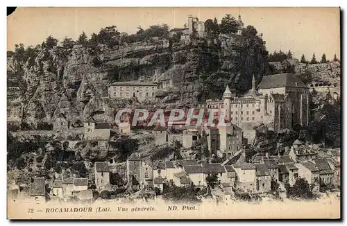 Rocamadour - Vue Generale - Cartes postales