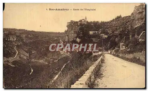 Rocamadour - Route de l&#39Hospitalet - Cartes postales