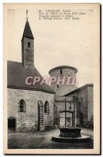 Charlieu - Cour de l'Hotel du Prieur - Cartes postales