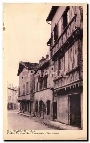 Charlieu - Vieilles Maisons - Rue Chevroterie - Ansichtskarte AK