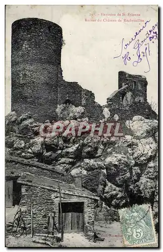 Saint Etienne - Environs - Ruines du Chateau - Cartes postales