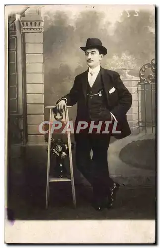 CARTE PHOTO Fantaisie - Hommes - Man - Cartes postales