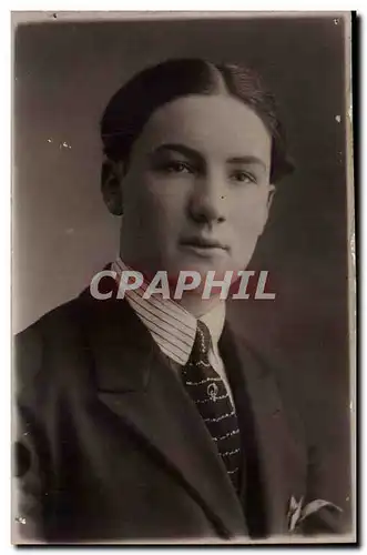 CARTE PHOTO Fantaisie - Hommes - young man - Cartes postales