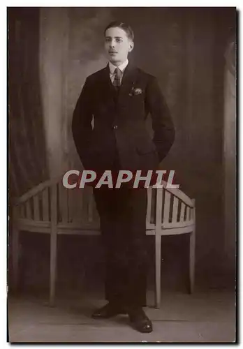 CARTE PHOTO Paris Fantaisie - Hommes - young man - Ansichtskarte AK