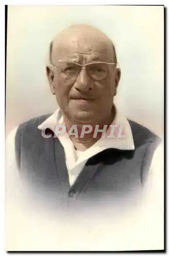 CARTE PHOTO Fantaisie - Hommes - older man with glasses - Ansichtskarte AK