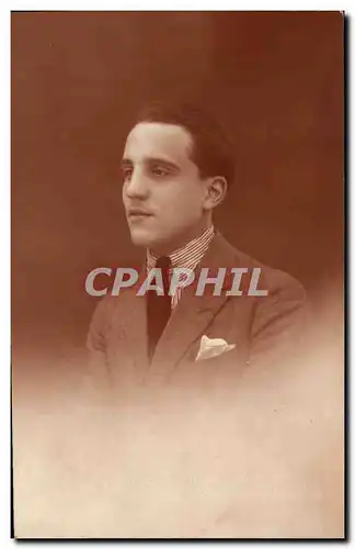 CARTE PHOTO Fantaisie - Hommes - young man - Ansichtskarte AK