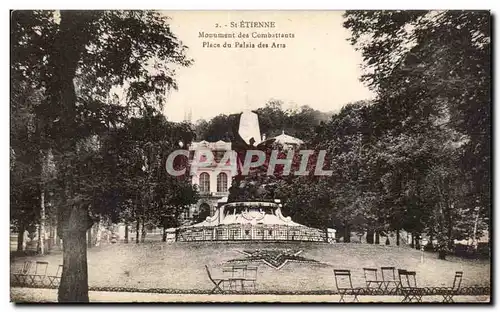 Saint Etienne - Monument des Combattants - Place du Palais des Arts - Cartes postales