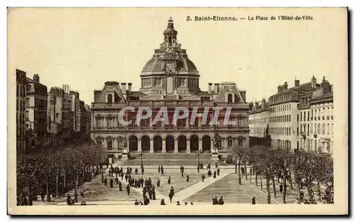 Saint Etienne - La Place de l&#39Hotel de Ville - Cartes postales