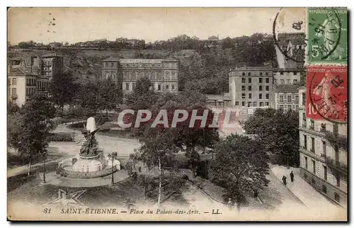 Saint Etienne - Place du Palais des Arts - Ansichtskarte AK