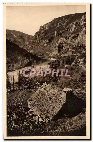 Cartes postales Gorges du Tarn Les gorges apres la Malene