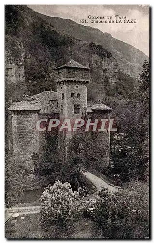 Cartes postales Gorges du Tarn Chateau de la Caze