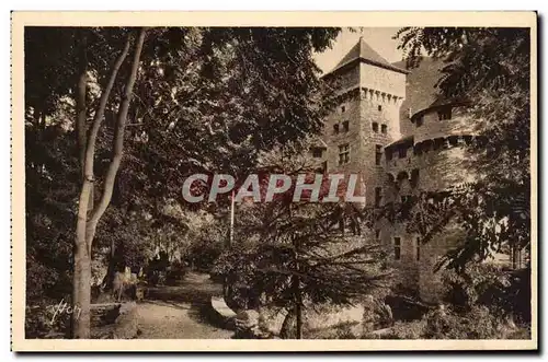 Cartes postales Gorges du Tarn Chateau de la Caze vu de la route