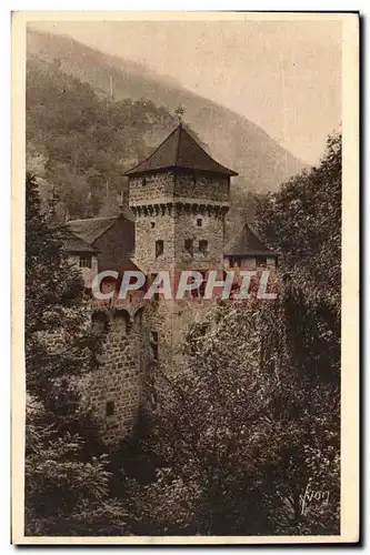 Cartes postales Gorges du Tarn Chateau de la Caze vu de la route