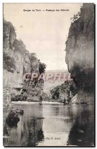 Cartes postales Gorges du Tarn Passage des detroits