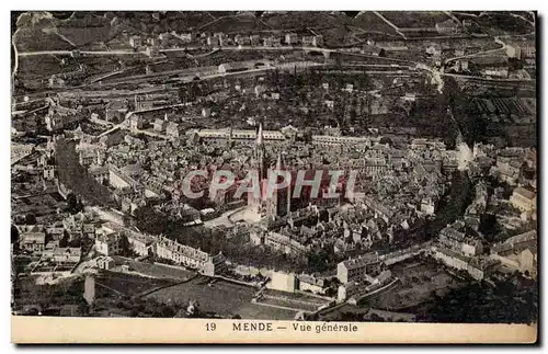 Cartes postales Mende Vue generale