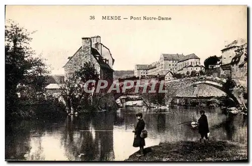 Cartes postales Mende Pont Notre Dame