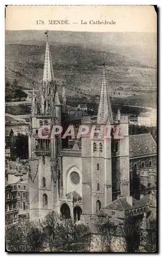 Cartes postales Mende La cathedrale