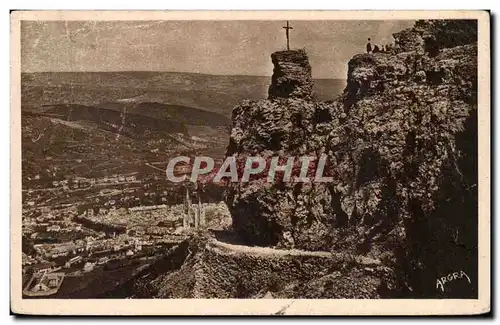 Cartes postales Mende Le grand rocher de St Privat