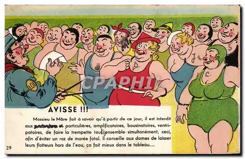 Humour - Illustration - Avisse - Cartes postales