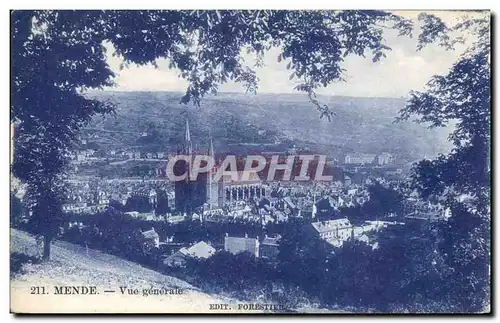 Mende - Vue Generale - Cartes postales