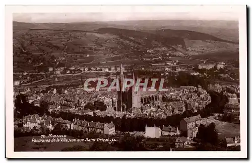 Mende - Panorama de la Ville vue sur Saint Privat - Ansichtskarte AK