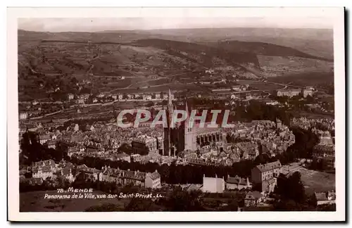 Mende - Panorama de la Ville vue sur Saint Privat - Cartes postales