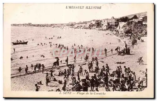 Sete - Cette - Plage de la Corniche - Ansichtskarte AK