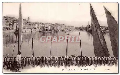 Sete - Cette - Le Canal - Cartes postales