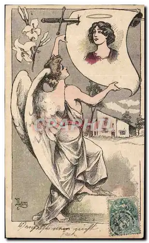 Fantaisie - Ange - Engel - Angel - Cartes postales