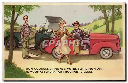 Humour - Illustration - Prenez votre temps - Cartes postales