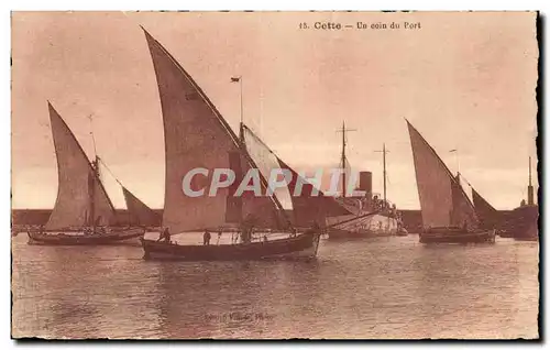 Sete - Cette - Un Coin du Port - Cartes postales